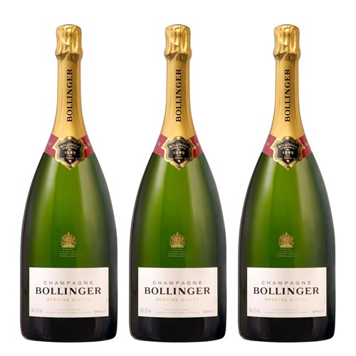 Magnum of Bollinger Special Cuvee Champagne 1.5L Case of 3